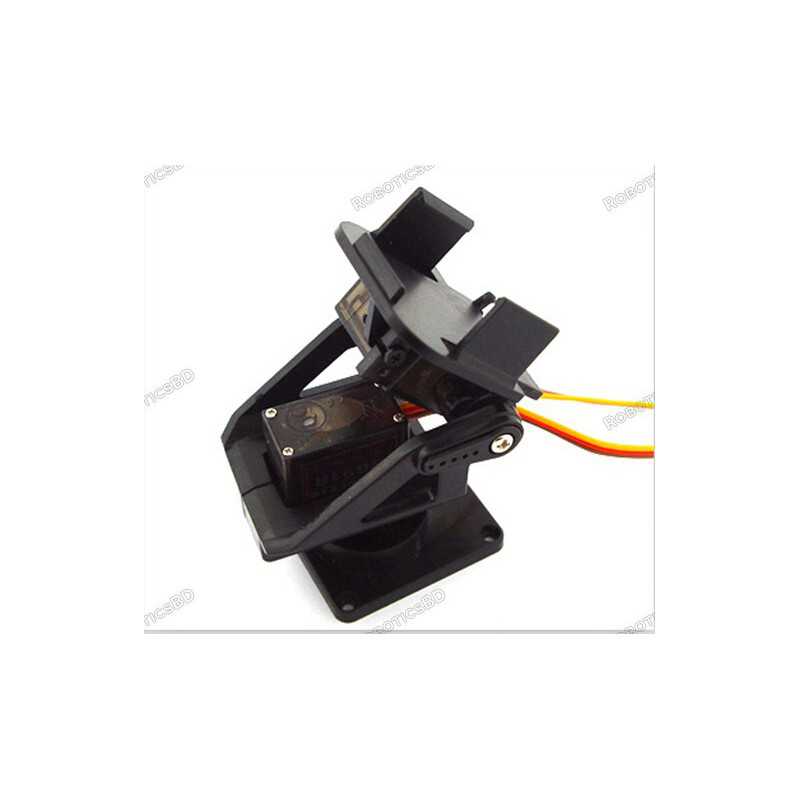 2-Axis FPV Nylon PTZ Pan/Tilt Anti-Vibration Camera Platform