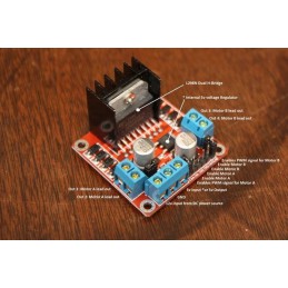 L298N H-Bridge Dual Motor Driver, Stepper Motor Driver