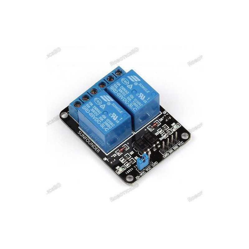 2 Channel Relay Board Module Optocoupler LED for Arduino PiC ARM