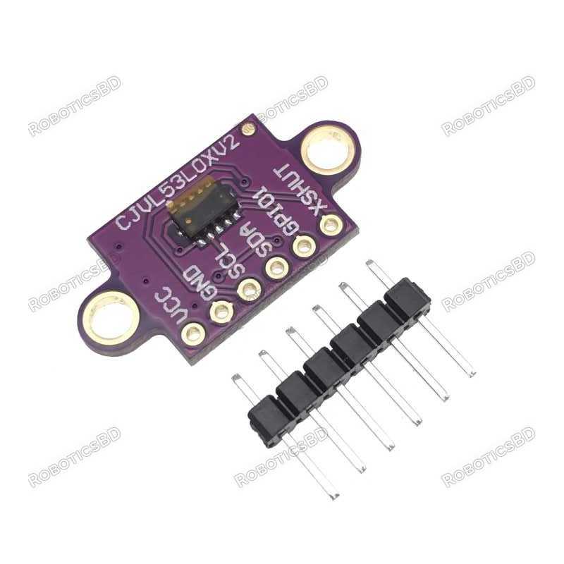 1 X GY-VL53L0XV2V L53L0X Time-of-Flight Distance Sensor