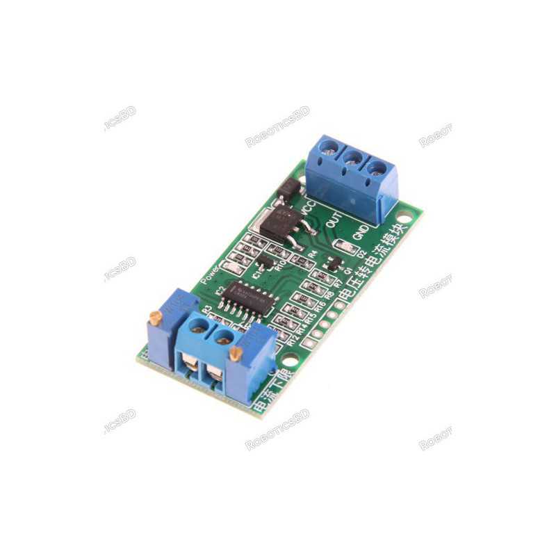 Voltage to Current Transmitter Signal Module 0-5V to 4-20mA Linear Conversion