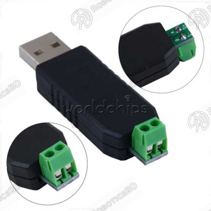 RS485 USB-485 Converter Adapter Support Win7 XP Vista Linux Mac OS