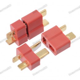 T Connector Male-Female Pair