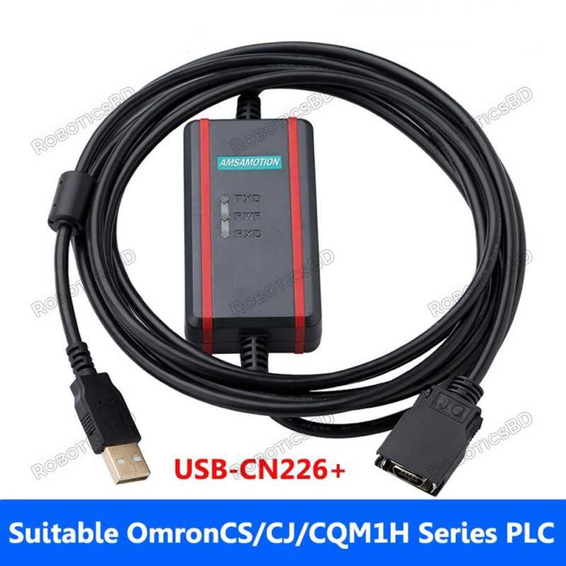 Omron PLC Programming Cable CS/CJ/CQM1H Series Download Cable USB-CN226