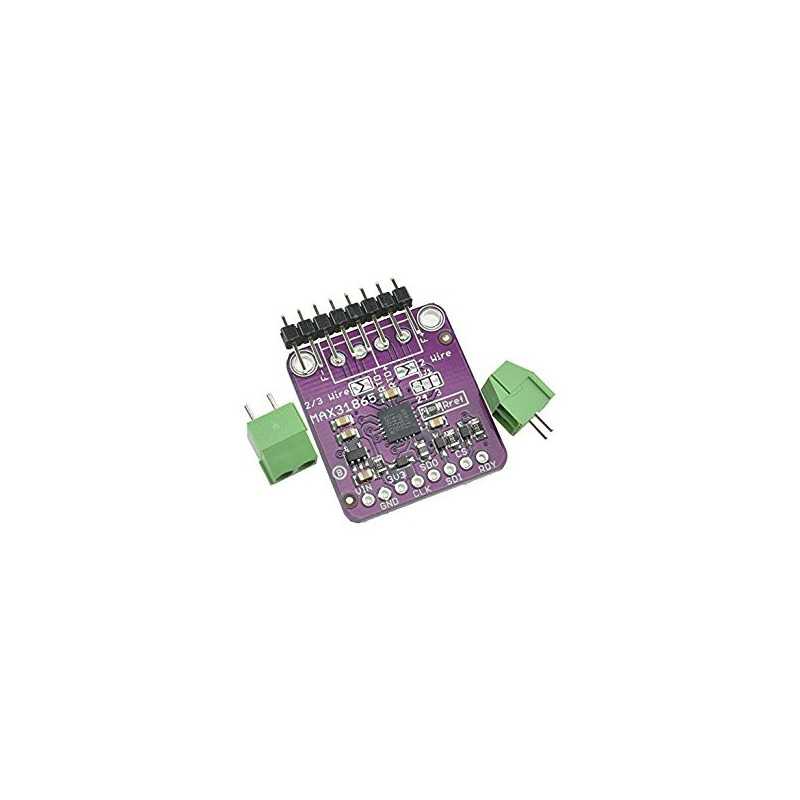 MAX31865 SPI PT100/PT1000 RTD-to-Digital Converter Board