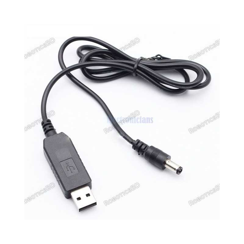 USB DC 5V to DC 12V Step up Cable Module Converter