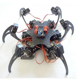 18 DOF Aluminium Metal Hexapod Robot Spider Six Foot/Feet Robotic Frame/Chassis Kit