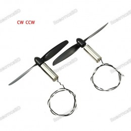 2pcs 7x20mm Coreless Motor (with 55mm Propeller) 