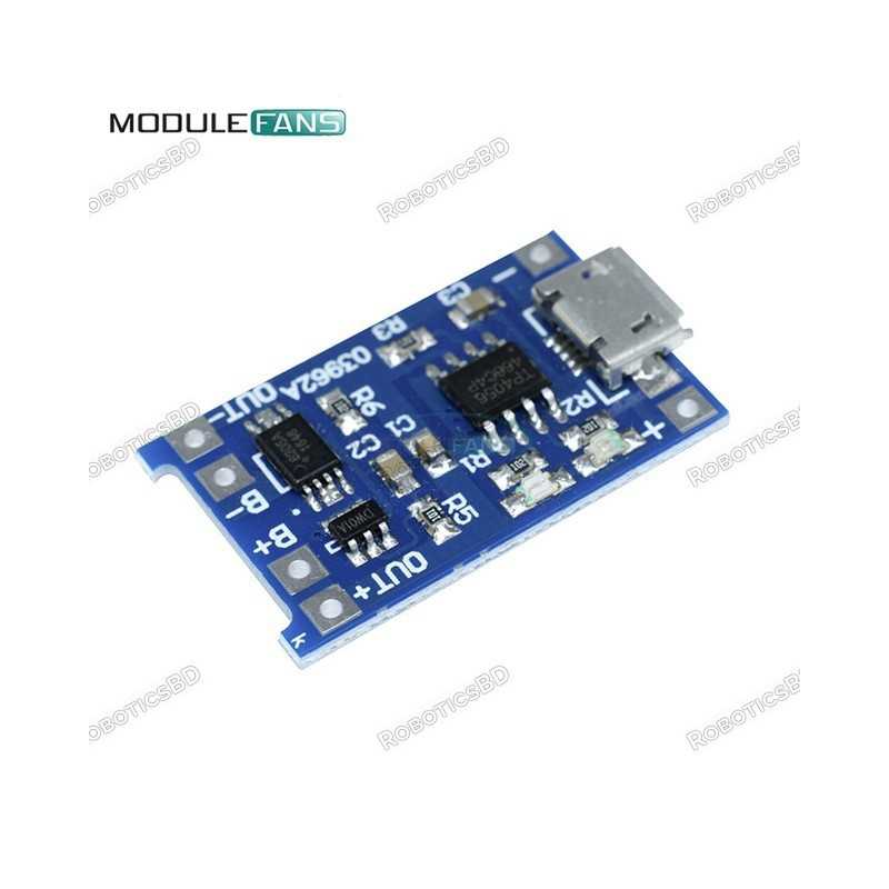 TP4056 Lithium Battery Charger Module With Protection Dual Functions