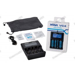 XTAR VC4 Charger for Lithium-ion and Ni-MH Batteries