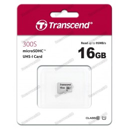 Transcend 16GB UHS-I U1 MicroSD Memory Card