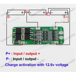 3S 20A Li-ion Lithium Battery 18650 Charger PCB BMS Protection Board 12.6V Cell