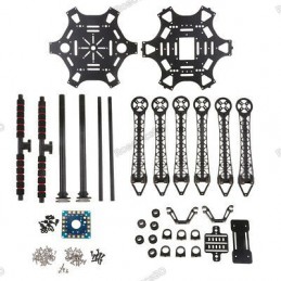 S550 Hexcopter Frame Kit With Integrated PCB 550mm (Black)