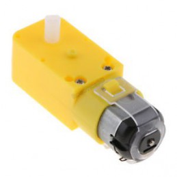6v 100 RPM DC Gear BO Motor - TT Dual Shaft Straight Robotics Bangladesh