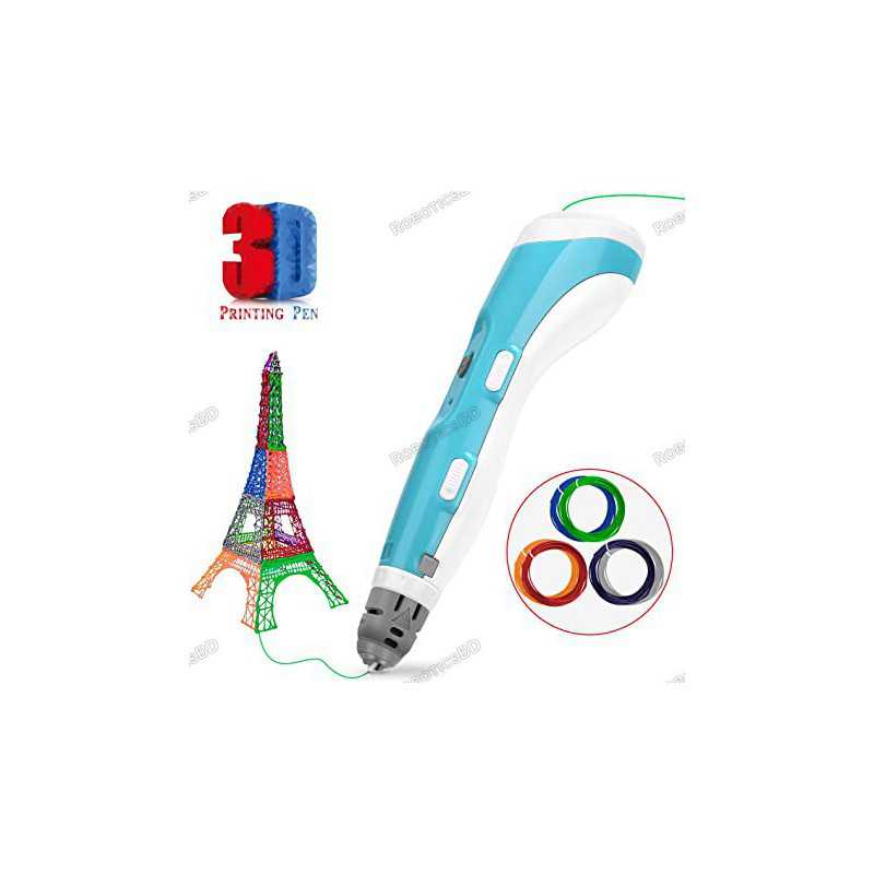 3D Pen 2nd Generation LED Display Screen with (6 Color Filament 50g) Robotics Bangladesh 3D Pen 2nd Generation LED Display Screen with (6 Color Filament 50g) Robotics Bangladesh