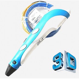 3D Pen 2nd Generation LED Display Screen with (6 Color Filament 50g) Robotics Bangladesh