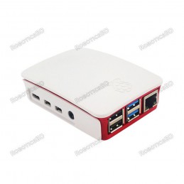 Raspberry Pi 4 Case – Red/White