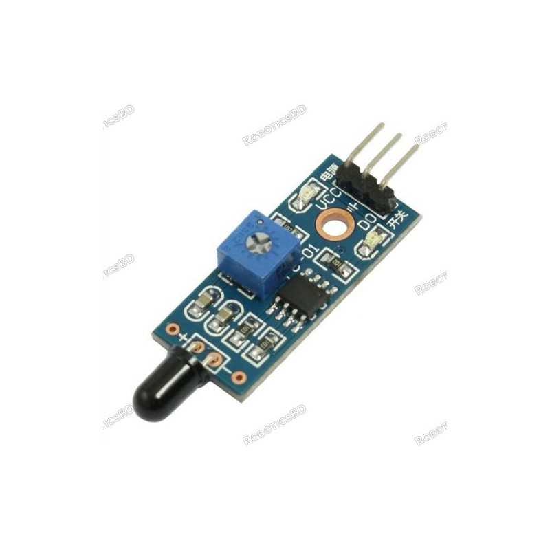 Flame Sensor fire detection module for Arduino