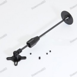 Black GPS Folding Antenna Mount Holder Metal Carbon