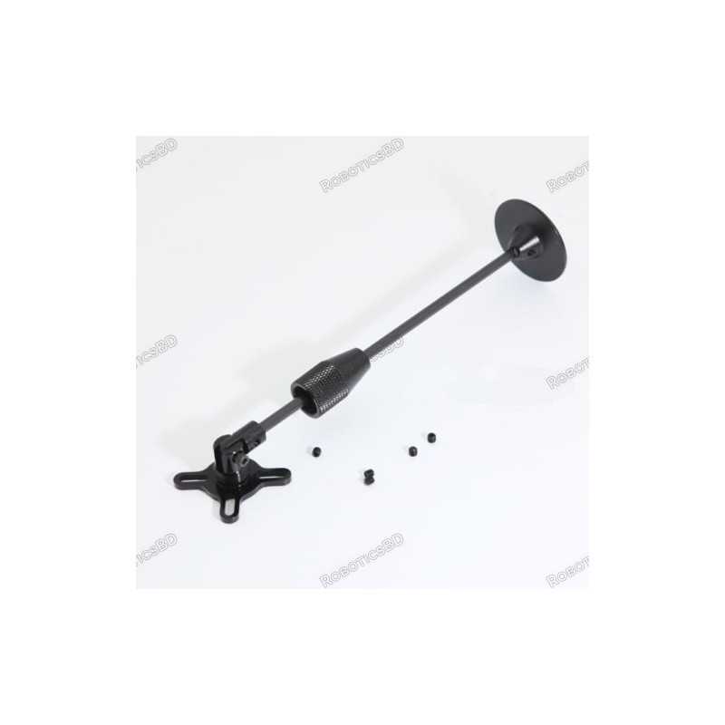 Black GPS Folding Antenna Mount Holder Metal Carbon