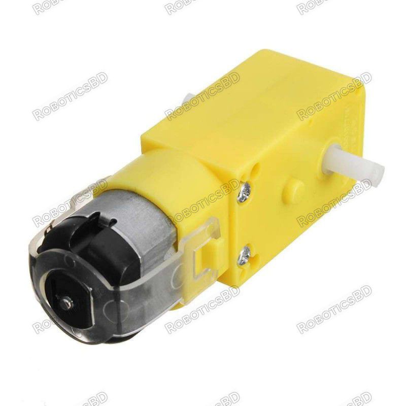 6v 100 RPM DC Gear BO Motor - TT Dual Shaft Straight Robotics Bangladesh 6v 100 RPM DC Gear BO Motor - TT Dual Shaft Straight Robotics Bangladesh